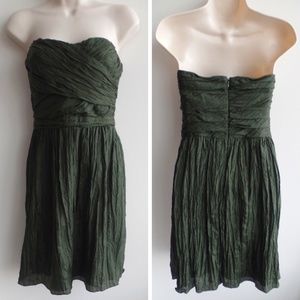 NWT J. Crew Arabelle Crinkle Silk Dress, sz 6